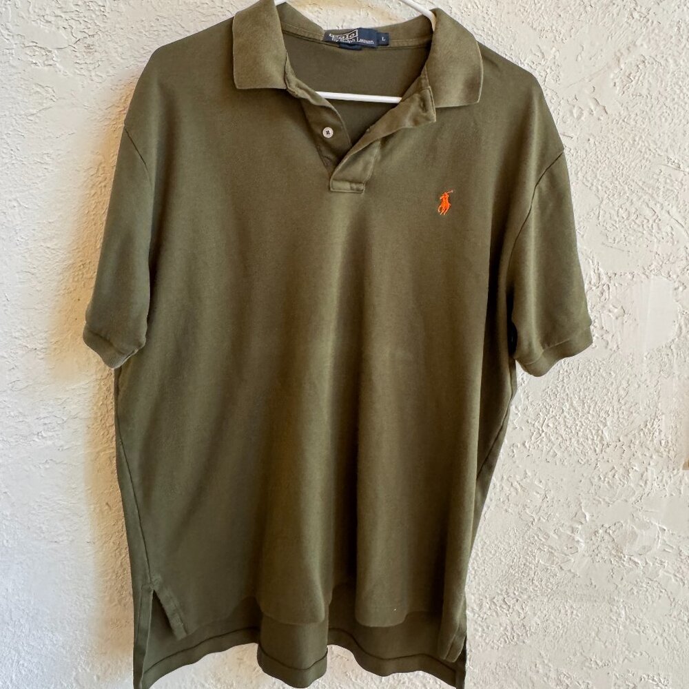 Polo by Ralph Lauren, Olive Green, Size Large